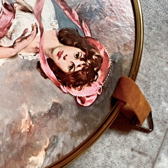 Vintage Pinkie & Blue Boy | Gold Frame | Made in Canada | Decor, Art, Victorian - Picture 7 of 12